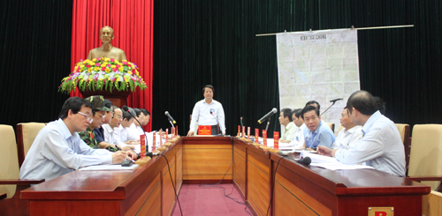 Các lực lượng luyện tập chuẩn bị cho diễn tập KVPT tỉnh năm 2013